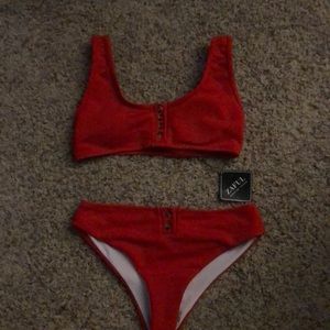 a good quality red bikini